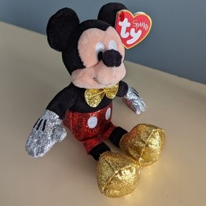Ty Disney Mickey Mouse beanie baby